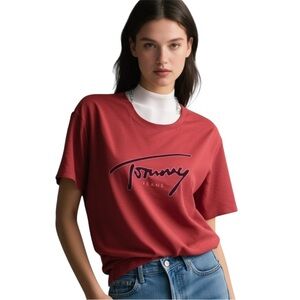 Tommy Hilfiger Cropped Tee Women’s Sz L NWT